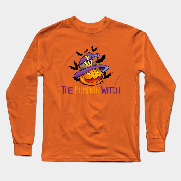 Pumpkin Halloween Classic Long Sleeve T-Shirt by The Dark Raven